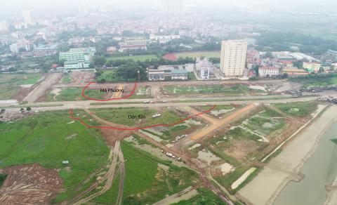C&aacute;c con đường nội bộ đang t&agrave;n ph&aacute; di chỉ Mỏ Phượng v&agrave; Dền Rắn. Ảnh: Viện Khảo cổ học