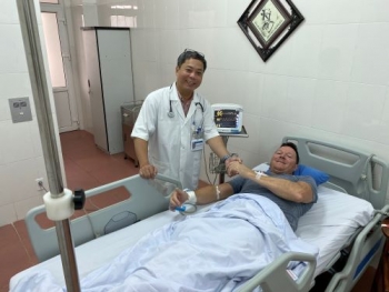 Bệnh viện C Đà Nẵng:  Cấp cứu thành công 1 người Anh bị nhồi máu cơ tim