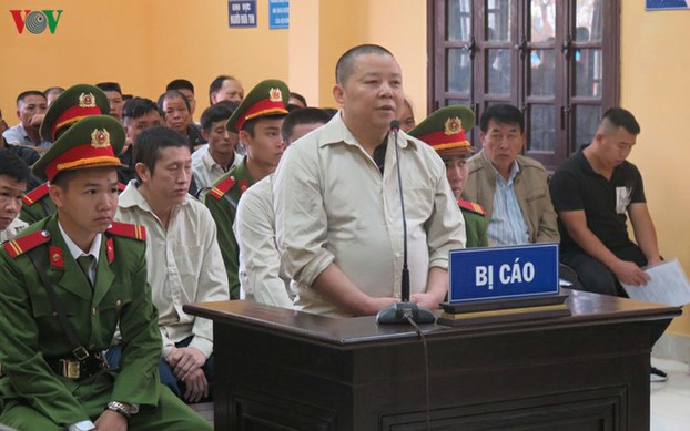 Bị c&aacute;o Triệu K&yacute; Vo&ograve;ng trong phi&ecirc;n t&ograve;a sơ thẩm ng&agrave;y 18-11-2019. Ảnh IT