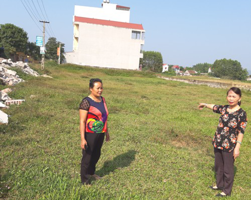Khu t&aacute;i đinh cư Hoa D&ecirc; l&agrave; khu đất trũng.