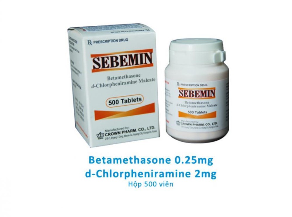 Thuốc Sebemin k&eacute;m chất lượng của C&ocirc;ng ty Pharmamix Corporation. Ảnh IT