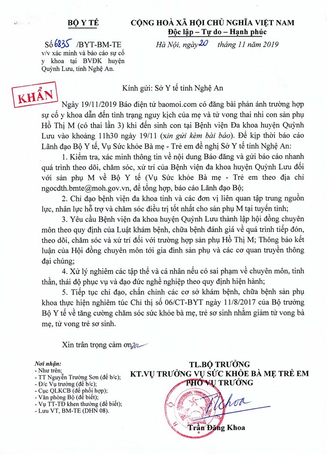 Đến bệnh viện đa khoa huyện chờ sinh, con tử vong, mẹ nguy kịch