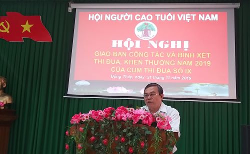 Giao ban Cụm thi đua số IX năm 2019: Chăm sóc và phát huy vai trò của NCT trong các lĩnh vực
