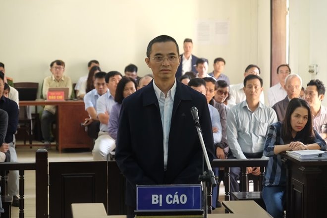 Bị c&aacute;o Đặng Anh Tuấn tại phi&ecirc;n x&eacute;t xử s&aacute;ng 25-11.