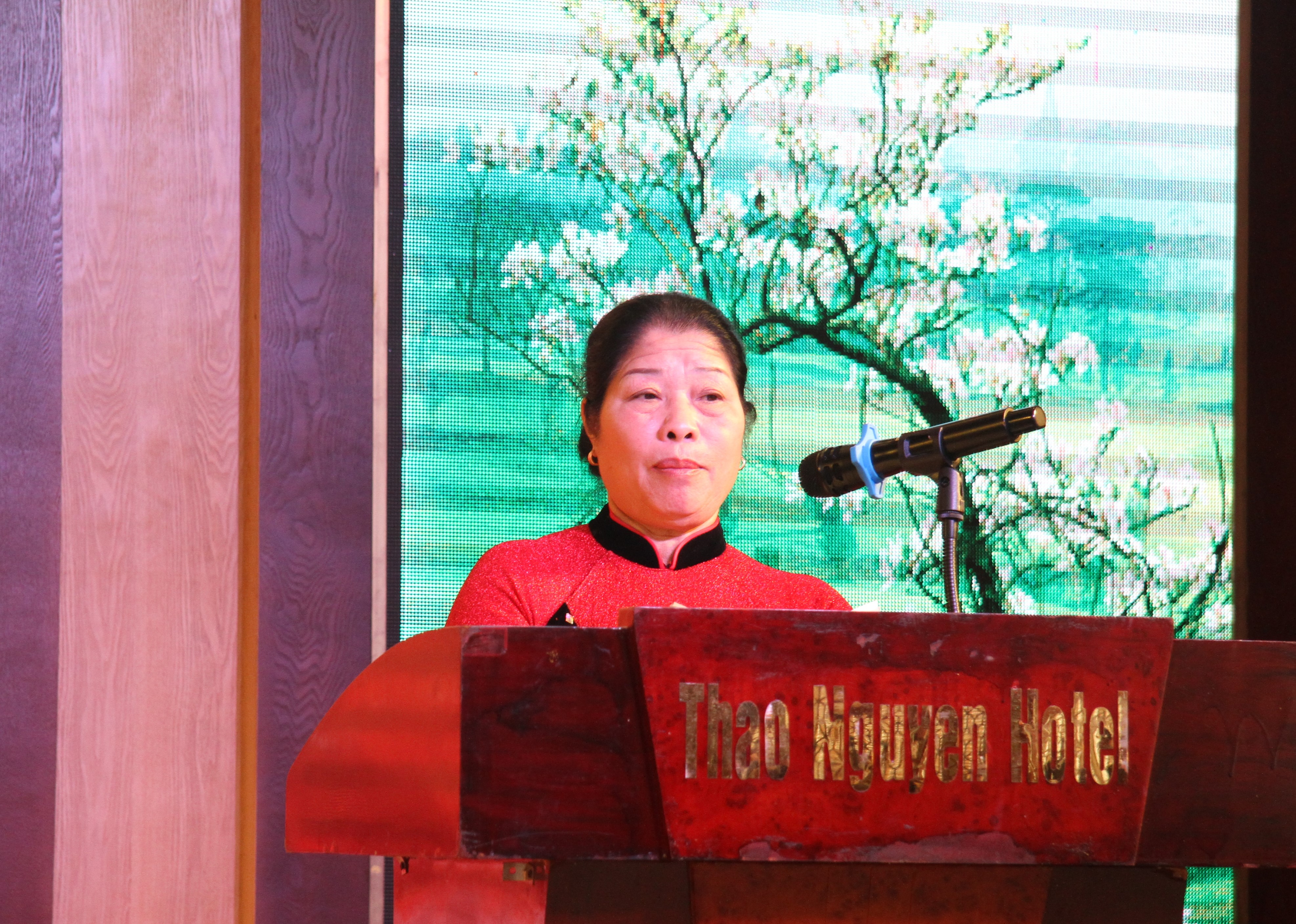 Đại biểu huyện Mộc Ch&acirc;u tham luận