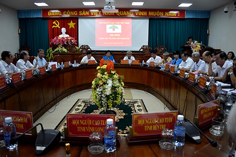 Hội nghị c&ocirc;ng t&aacute;c tổ chức tại tỉnh Tiền Giang. Ảnh IT