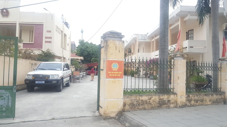 Trụ sở T&ograve;a &aacute;n Nh&acirc;n d&acirc;n thị x&atilde; Mỹ H&agrave;o, tỉnh Hưng Y&ecirc;n