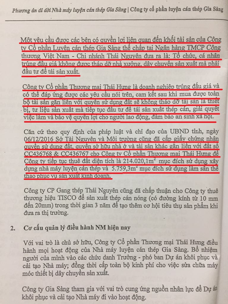 C&aacute;c nội dung được nh&agrave; đầu tư cam kết