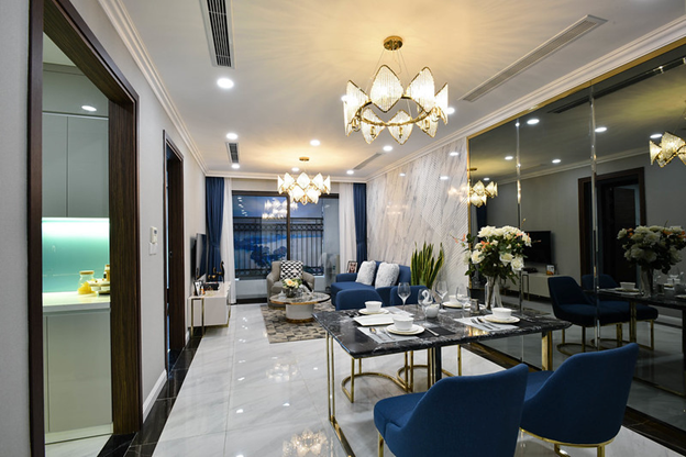 Kh&ocirc;ng gian b&ecirc;n trong căn hộ mẫu D&rsquo;. El Dorado
