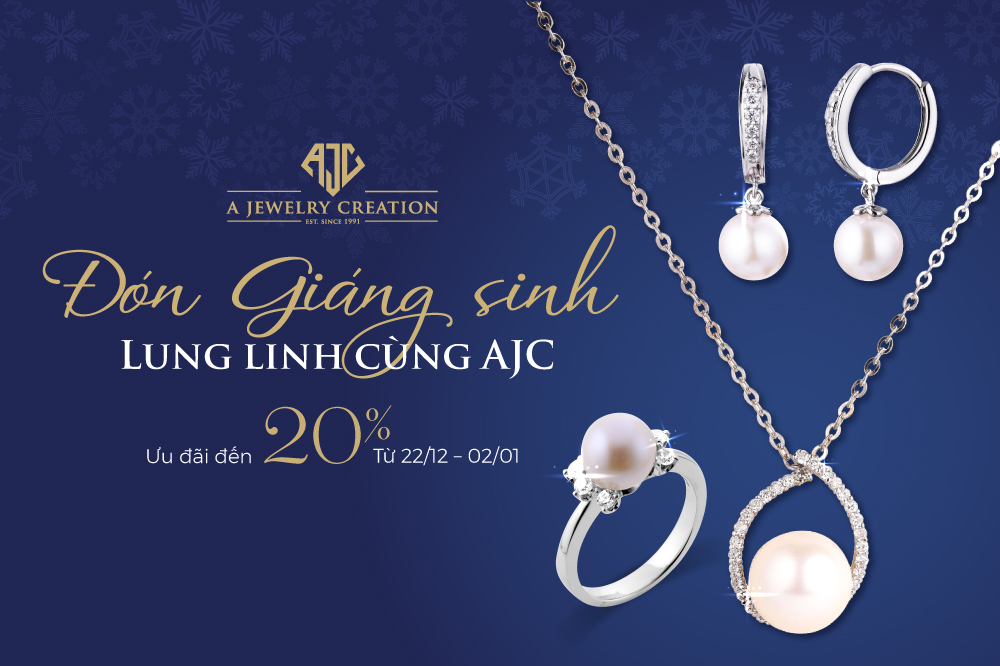 Trang sức từ những vi&ecirc;n ngọc biển cả của AJC sẽ gi&uacute;p ph&aacute;i đẹp t&ocirc;n l&ecirc;n n&eacute;t ki&ecirc;u sa, sang trọng