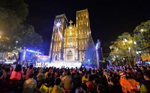 Những địa điểm hấp dẫn đón Giáng sinh tại Hà Nội