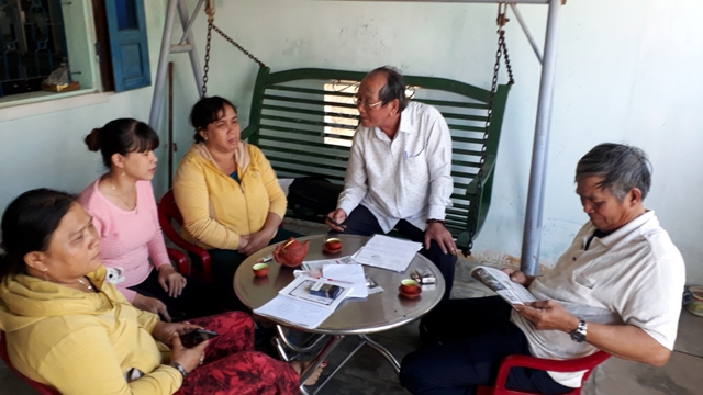 &Ocirc;ng Nguy&ecirc;n Thanh Sơn v&agrave; c&aacute;c nh&acirc;n chứng của vụ &aacute;n gặp t&aacute;c giả