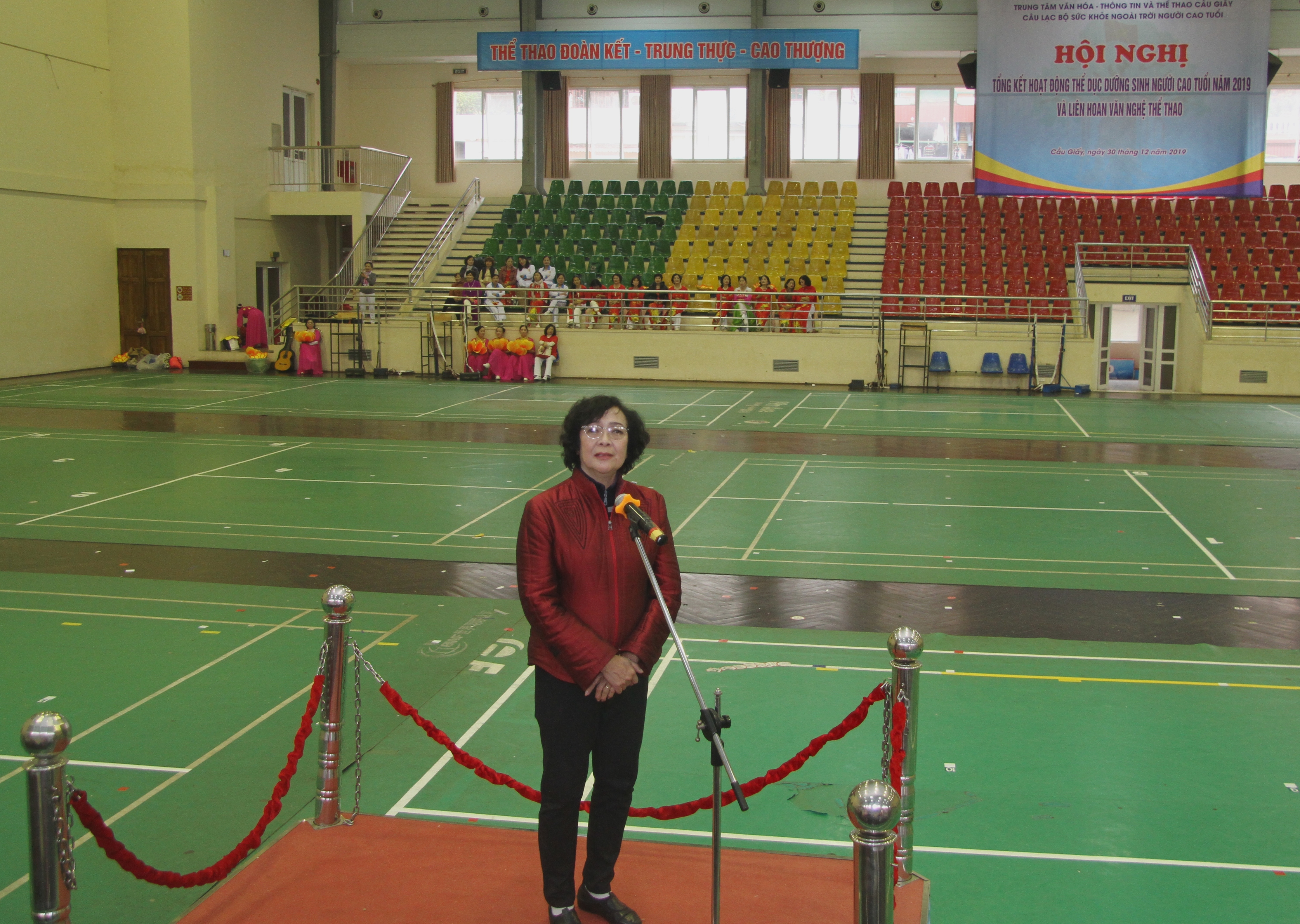 B&agrave; Nguyễn Thị Hảo ph&aacute;t biểu