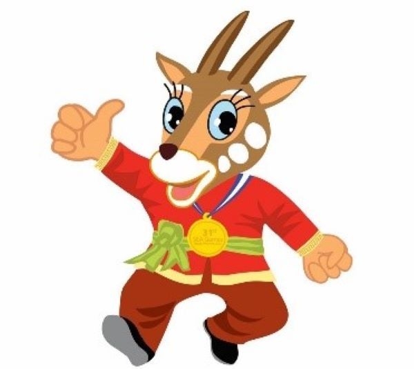 hình ảnh linh vậtSao La biểu tượng của SeAgames 31