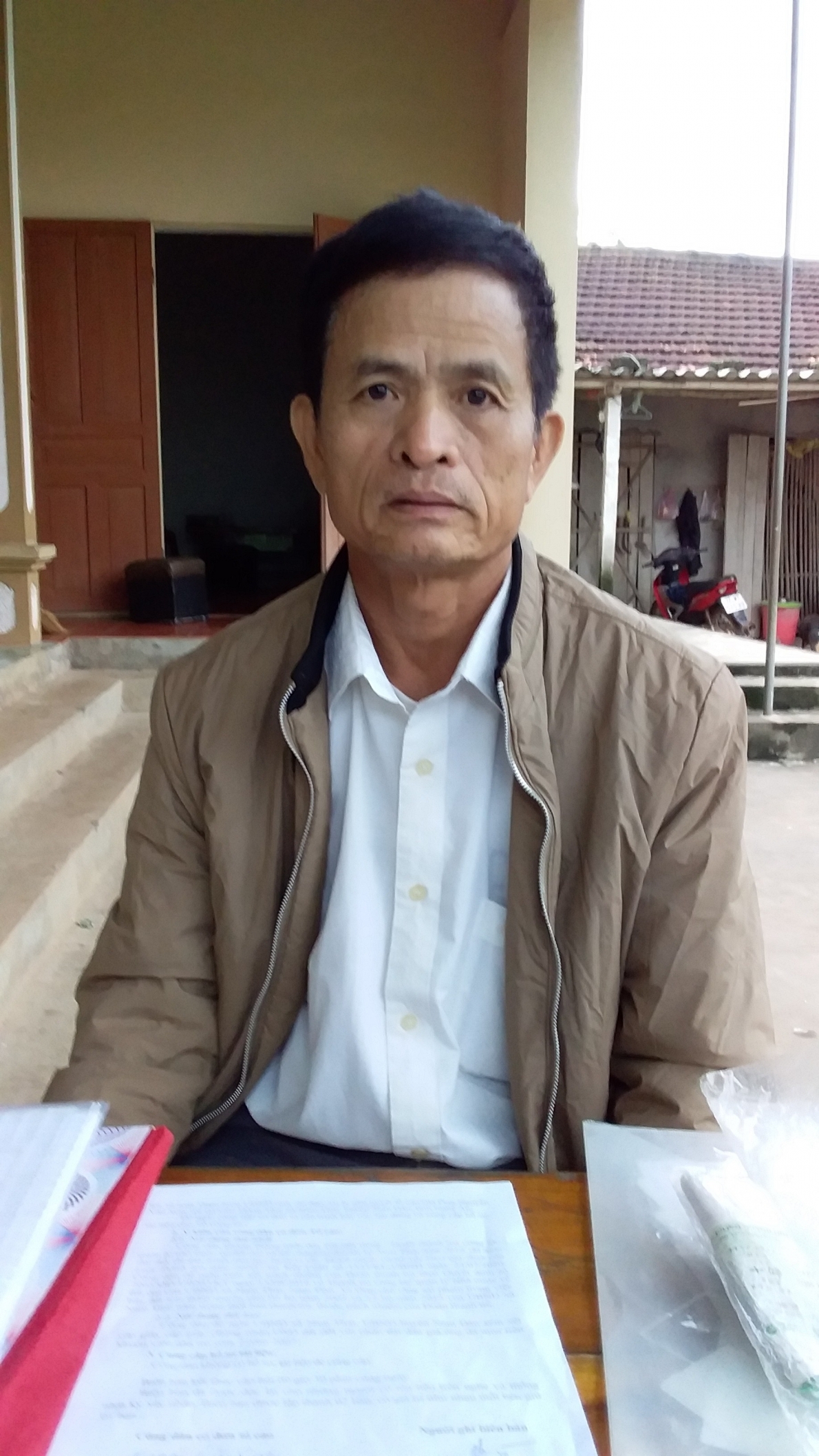 Ông Nguyễn Văn Sơn làm đơn tố cáo UBNd xã Nam Thái