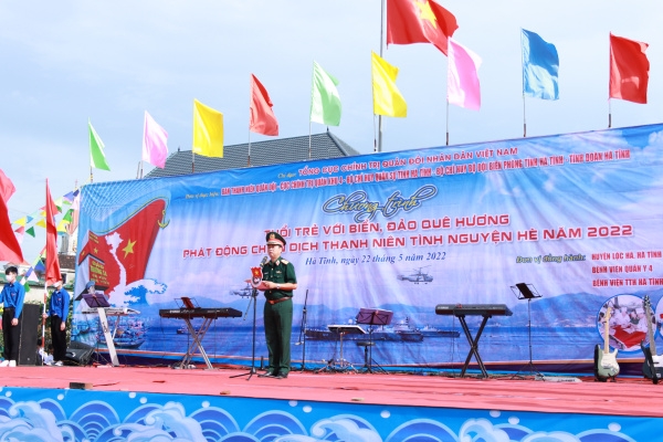 Hà Tĩnh: Chương trình “Tuổi trẻ với biển, đảo quê hương” và phát động chiến dịch Thanh niên tình nguyện hè năm 2022