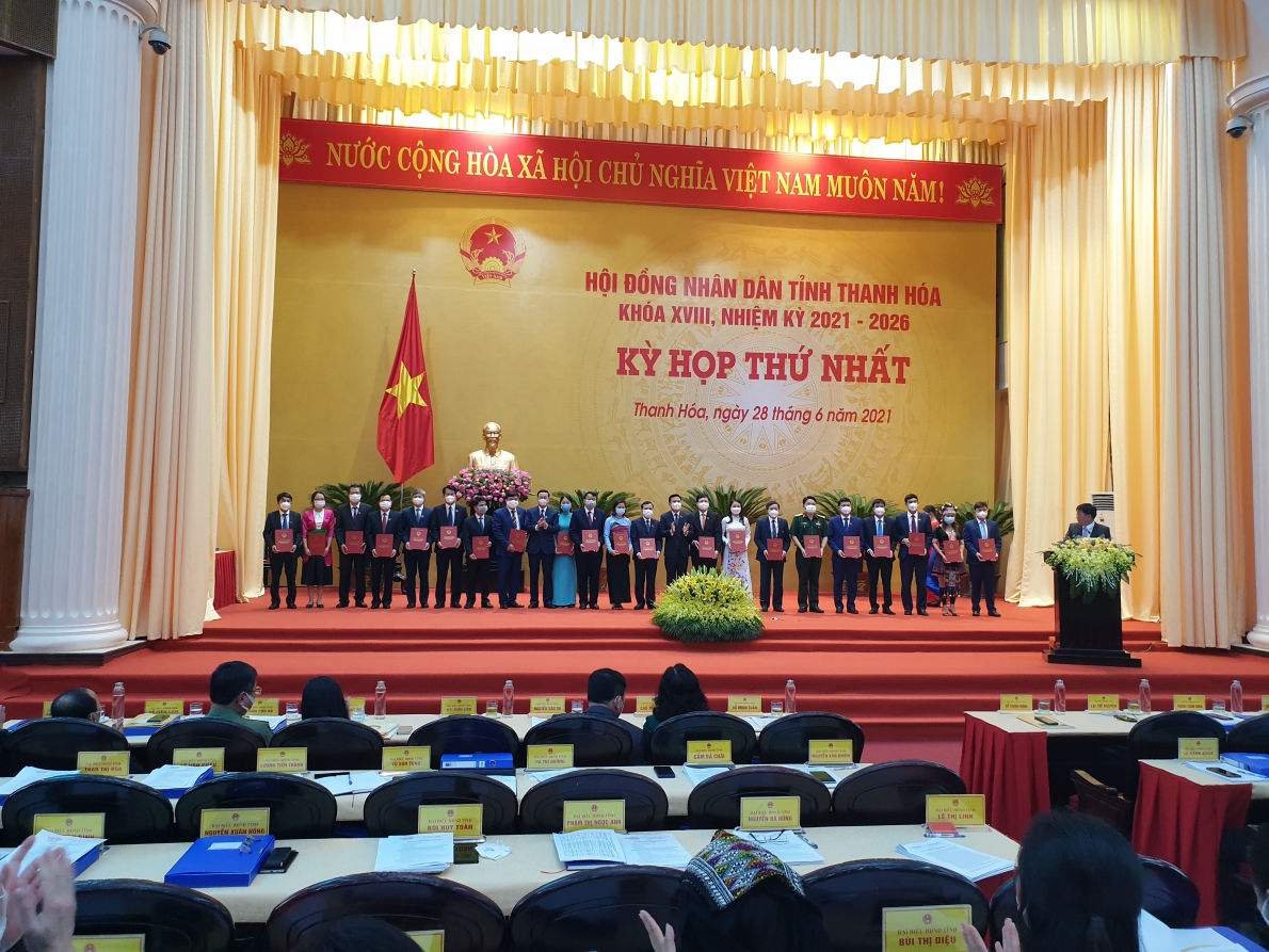 Thanh Hóa: Khai mạc kỳ họp thứ Nhất, HĐND tỉnh  khóa XVIII, nhiệm kỳ 2021-2026