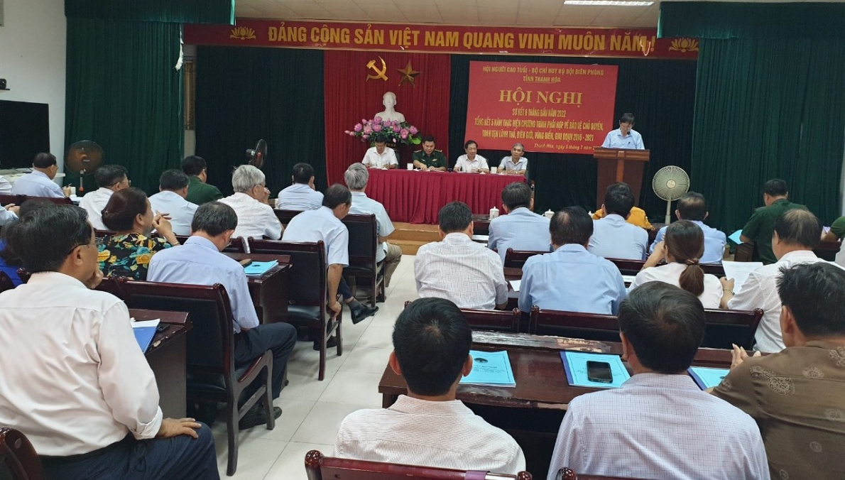 Sơ kết 6 tháng đầu năm và tổng kết 5 năm chương trình phối hợp giữa Hội NCT và Bộ đội Biên phòng gia đoạn 2016- 2021