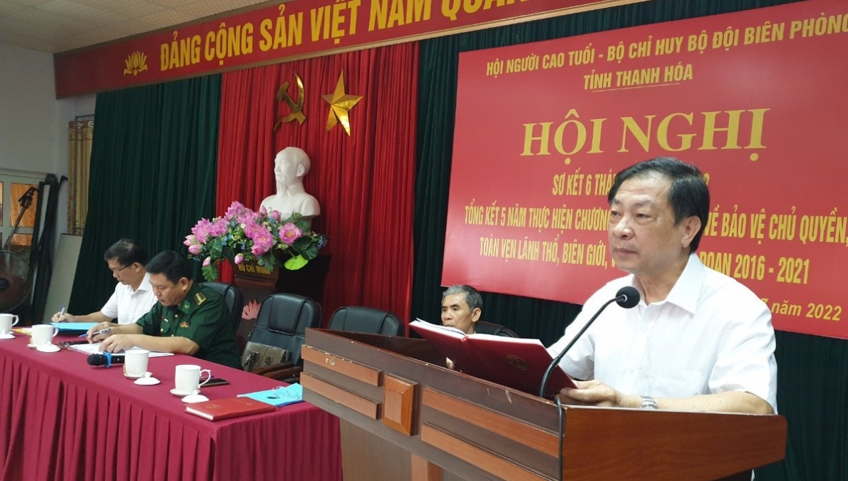 Sơ kết 6 tháng đầu năm và tổng kết 5 năm chương trình phối hợp giữa Hội NCT và Bộ đội Biên phòng gia đoạn 2016- 2021