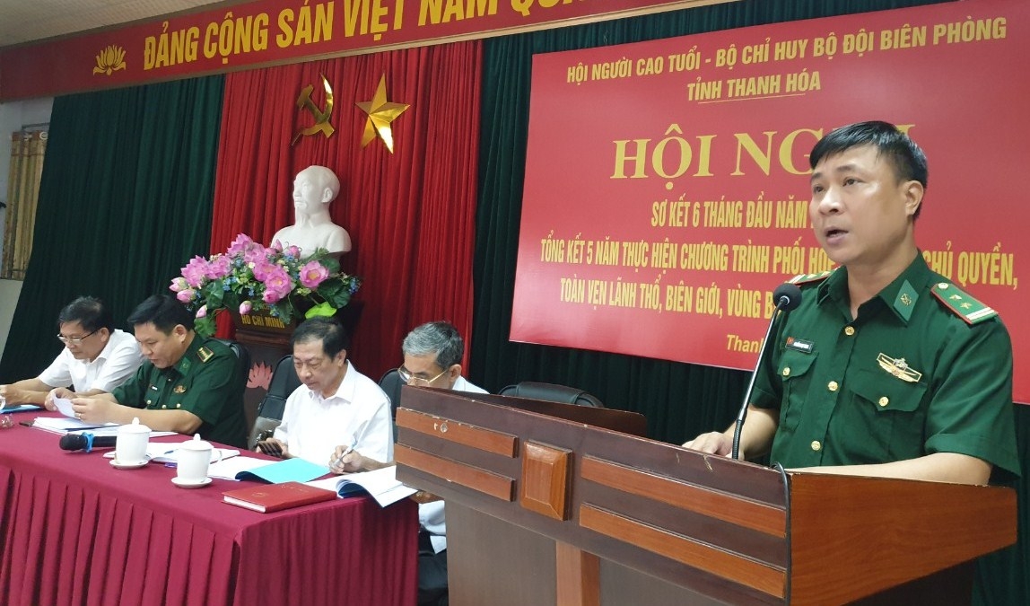 Sơ kết 6 tháng đầu năm và tổng kết 5 năm chương trình phối hợp giữa Hội NCT và Bộ đội Biên phòng gia đoạn 2016- 2021
