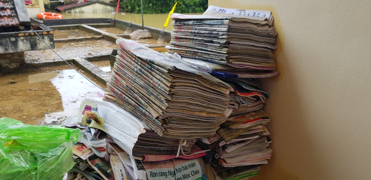 Cận cảnh vùng rốn lũ Tân Hóa