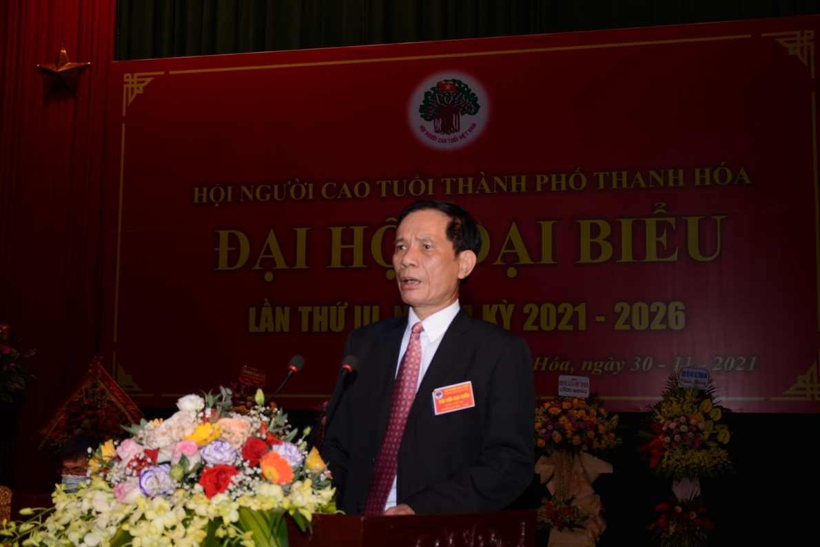 Đại hội đại biểu Hội NCT TP Thanh hoá lần thứ III nhiệm kỳ 2021-2026