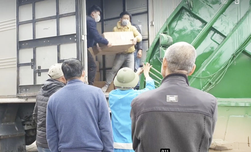 Cục Quản lý thị trường Hà Nội tiêu hủy 16.029 sản phẩm BIBOP nhập lậu