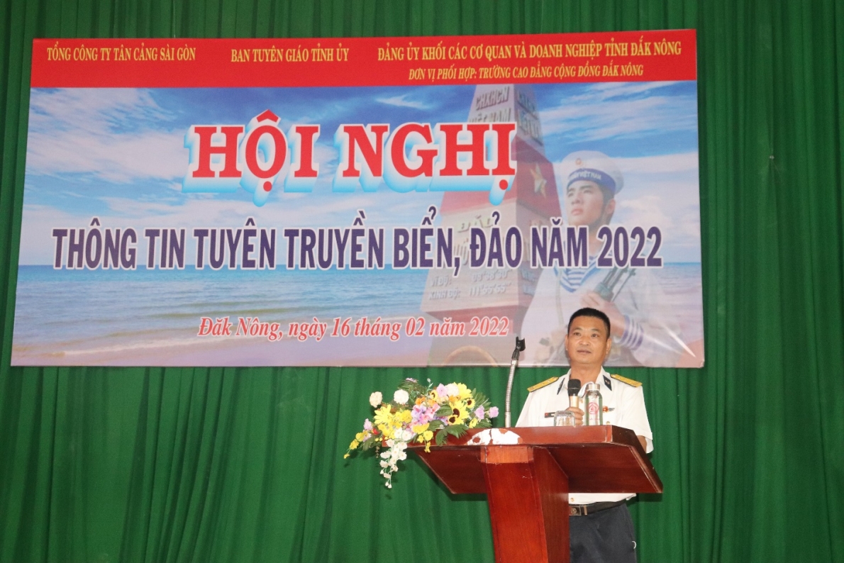 Trường Cao đẳng cộng đồng Đắk Nông tổ chức Hội nghị tuyên truyền biển, đảo năm 2022