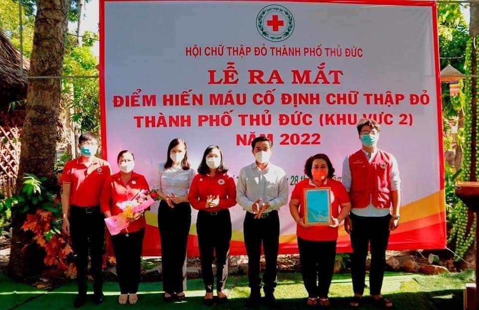Hội Chữ thập đỏ TP Thủ Đức ra mắt điểm hiến máu cố định