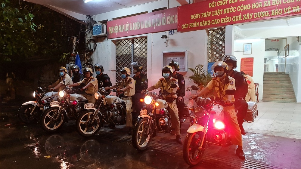 Phòng Cảnh sát giao thông đường bộ, đường sắt TP Hồ Chí Minh đồng loạt ra quân cao điểm bảo đảm bầu cử khóa XV