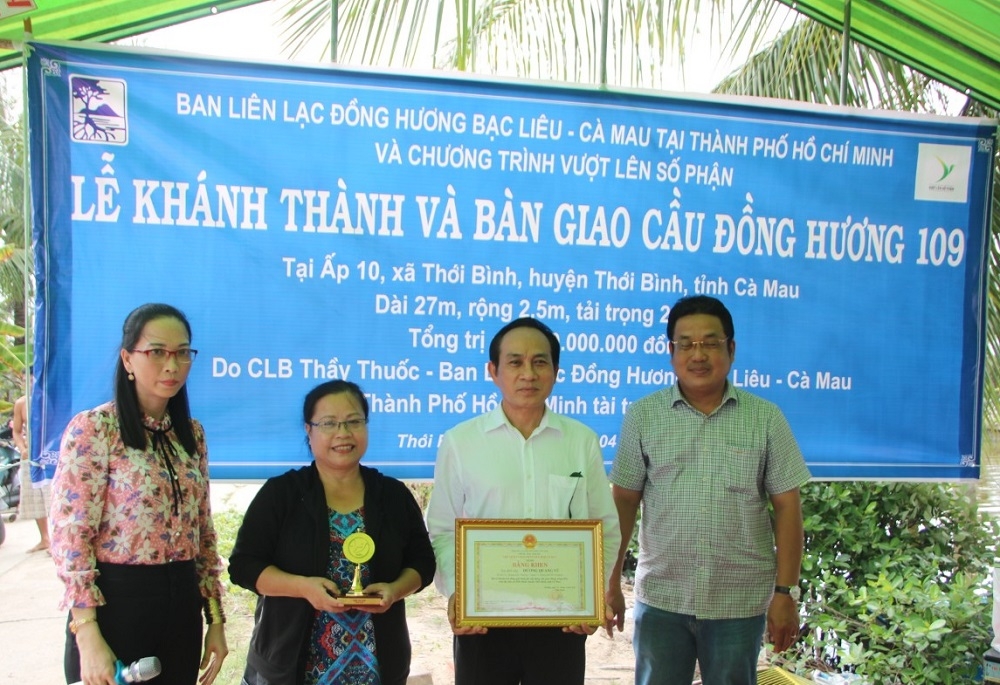 Chương trình xây cầu Đồng Hương nối nhịp quê hương