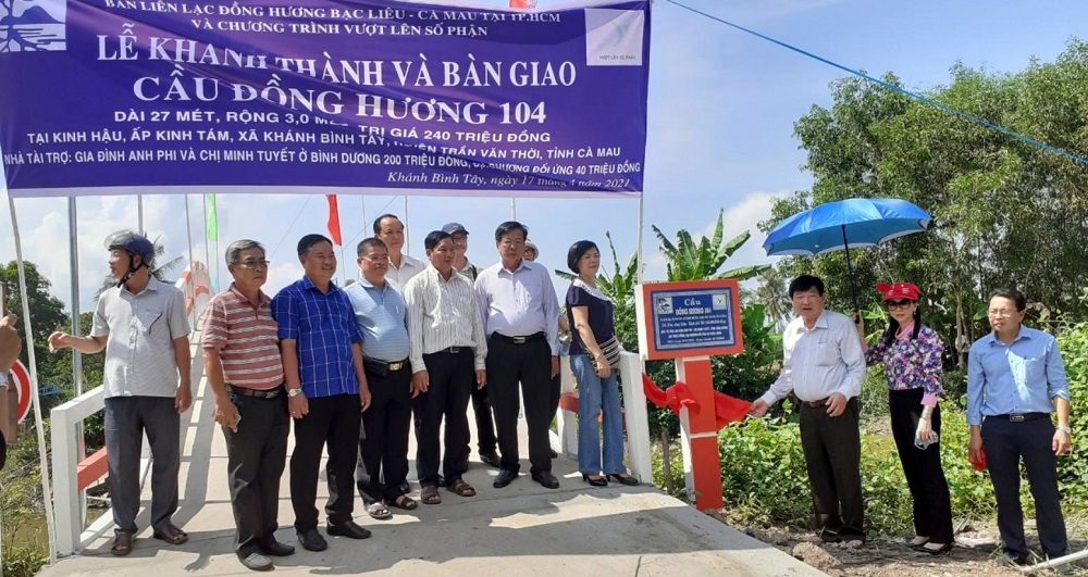 Chương trình xây cầu Đồng Hương nối nhịp quê hương