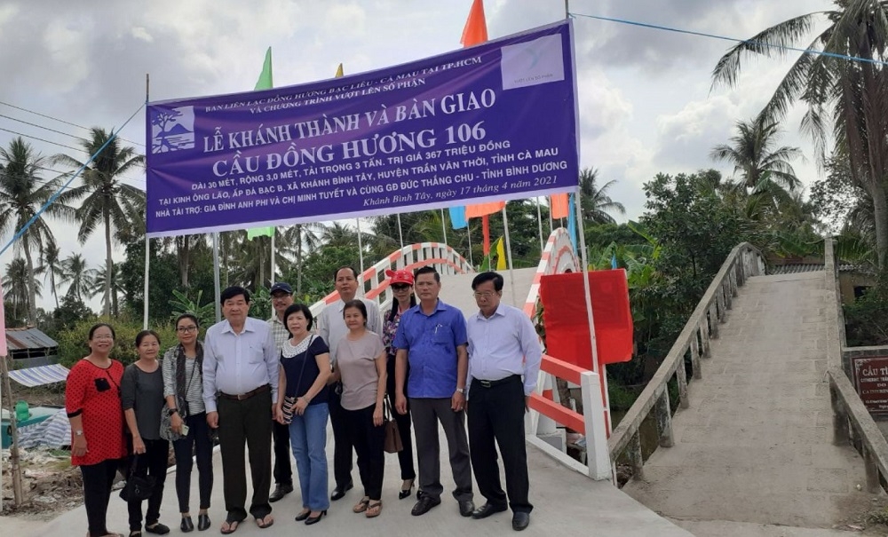 Chương trình xây cầu Đồng Hương nối nhịp quê hương