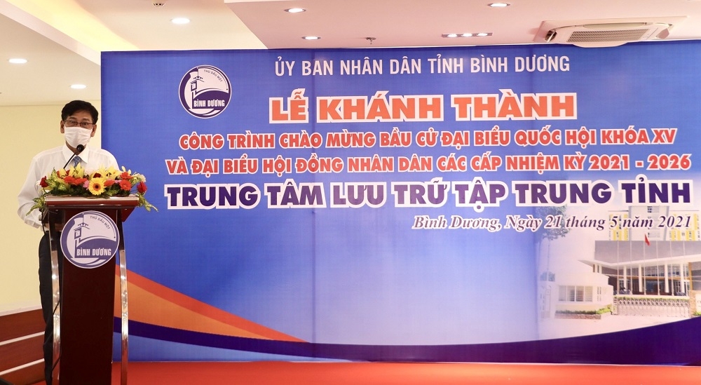 Tỉnh Bình Dương khánh thành Trung tâm lưu trữ tập trung