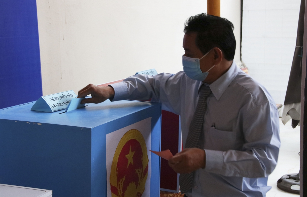 TP Hồ Chí Minh: Cử tri thực hiện quyền và nghĩa vụ bầu cử