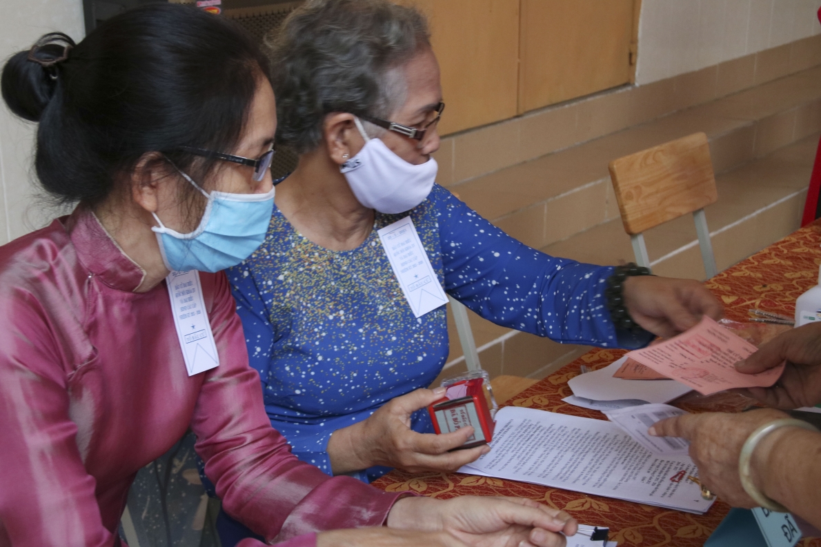 TP Hồ Chí Minh: Cử tri thực hiện quyền và nghĩa vụ bầu cử