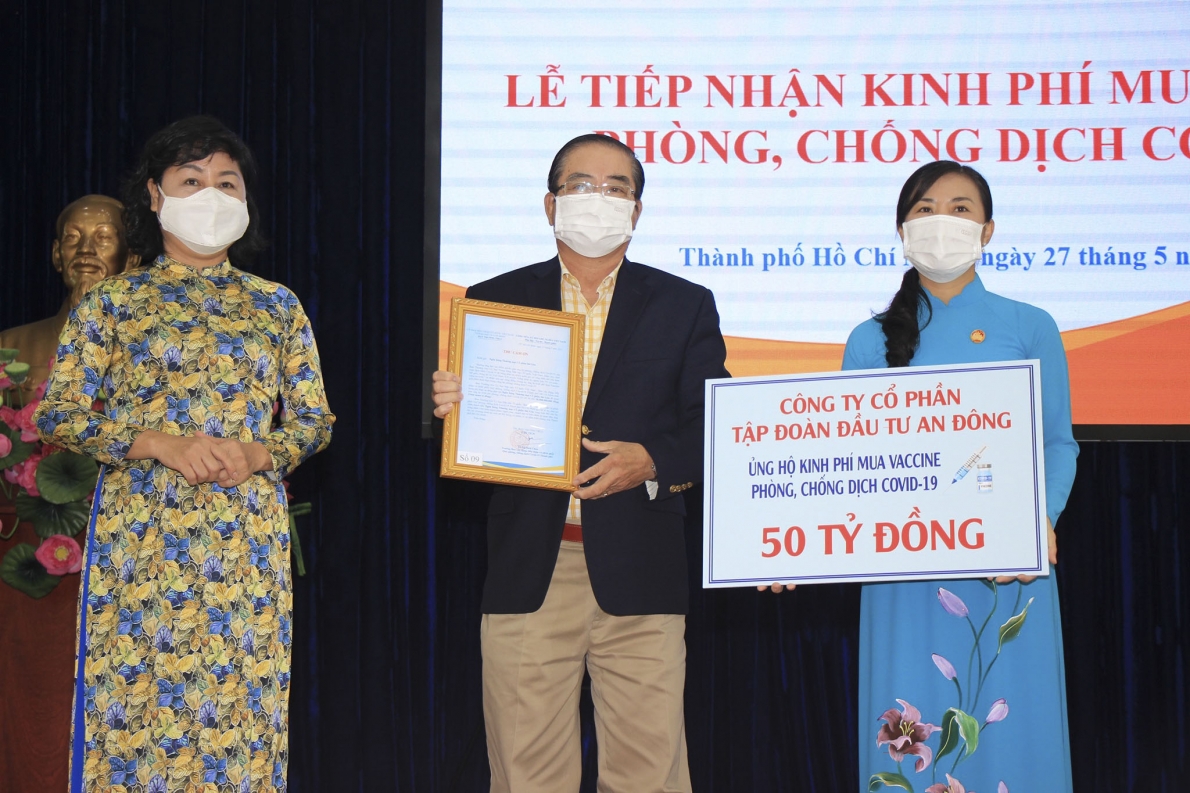 Mặt trận Tổ quốc TP Hồ Chí Minh tiếp nhận hơn 2.077 tỷ đồng mua Vaccine phòng, chống dịch Covid-19