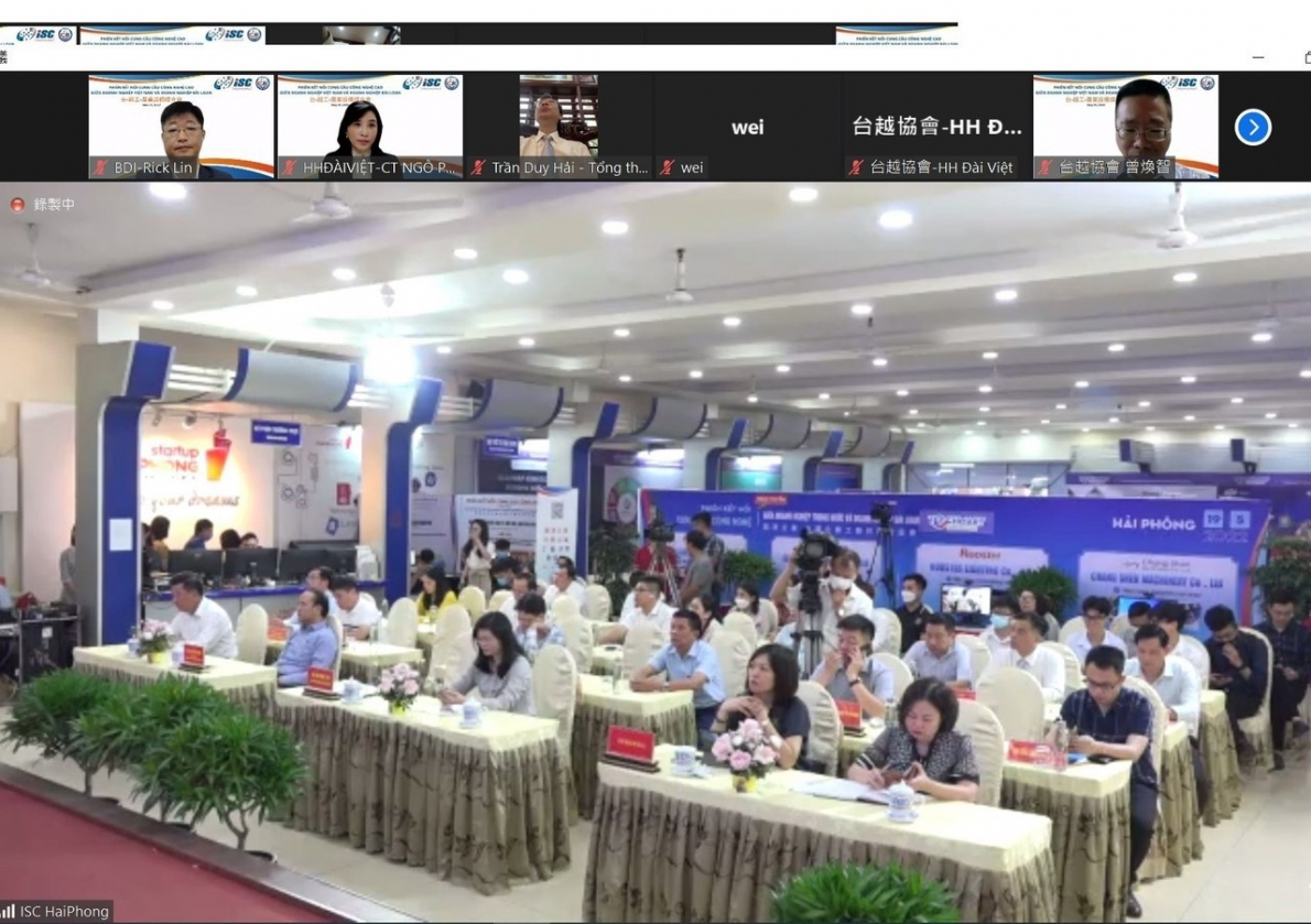 Kết nối cung cầu công nghệ trực tuyến giữa doanh nghiệp Việt Nam và Đài Loan (Trung Quốc)