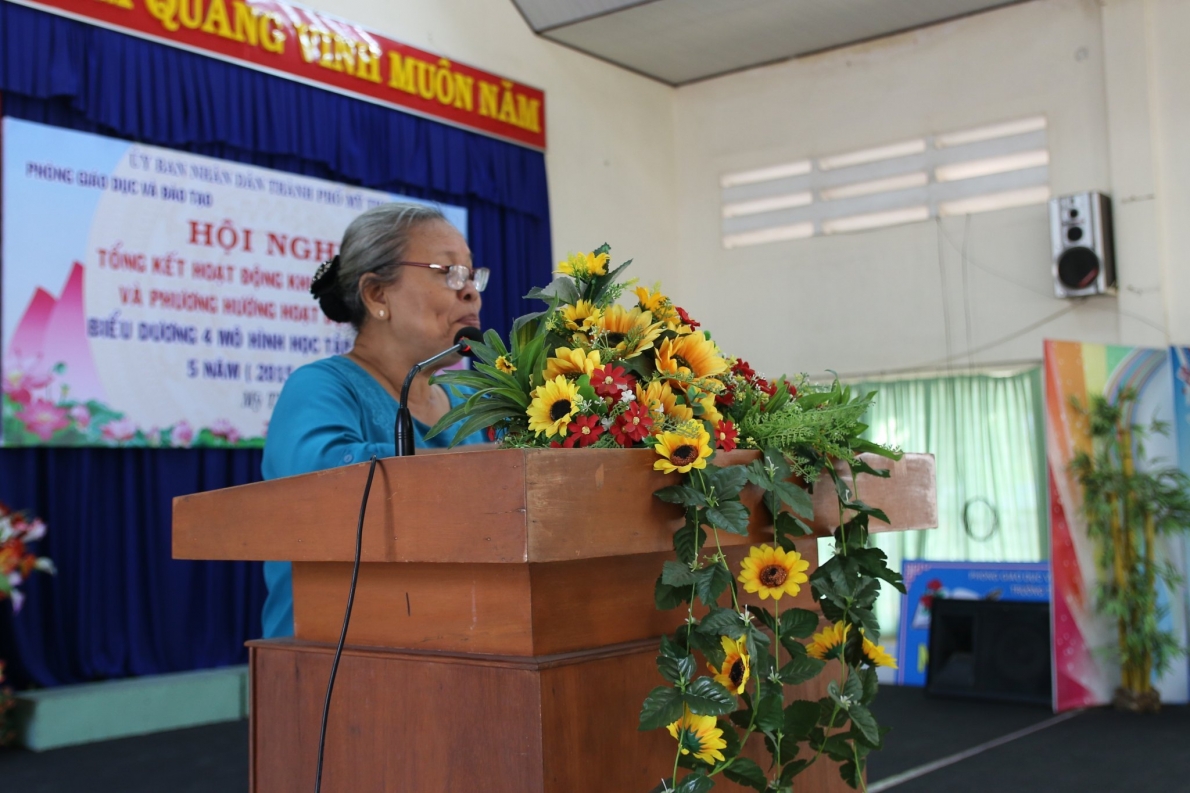 Chuyện cô Mùi làm công tác khuyến học ở thành phố Mỹ Tho