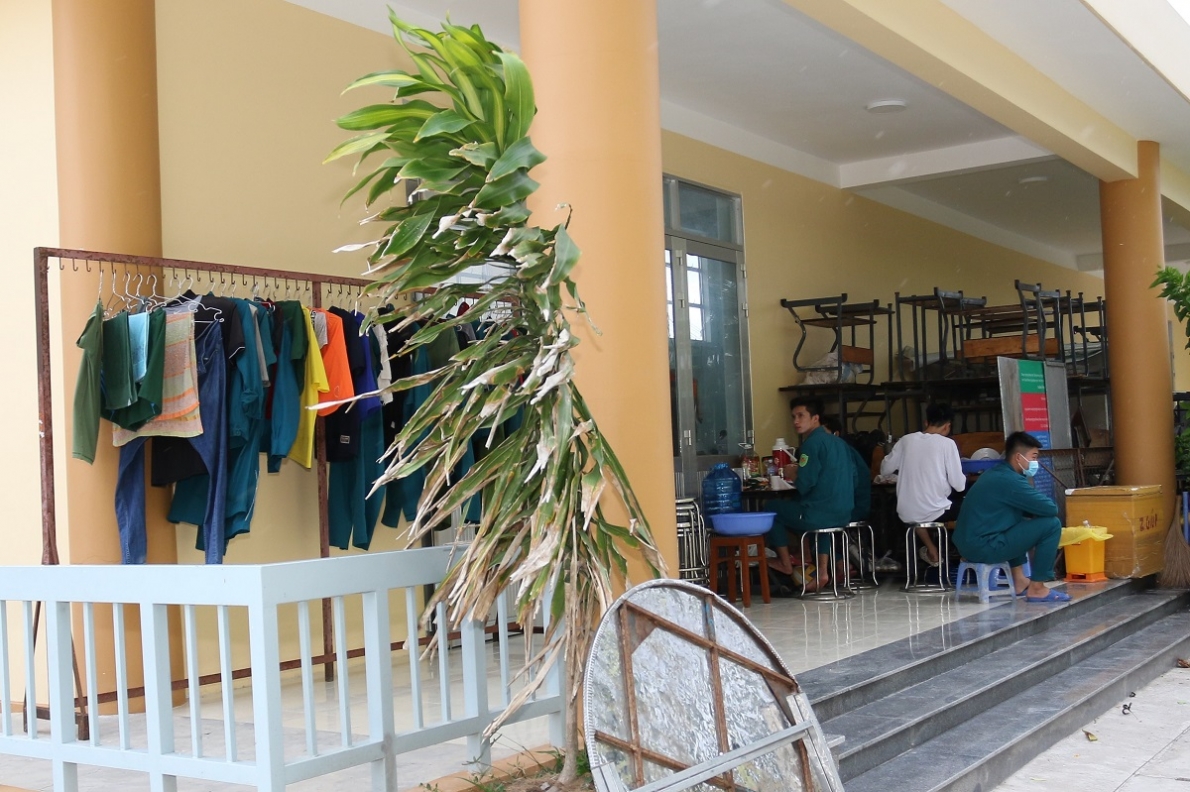 Những hình ảnh bên trong các khu cách ly tại tỉnh Tiền Giang