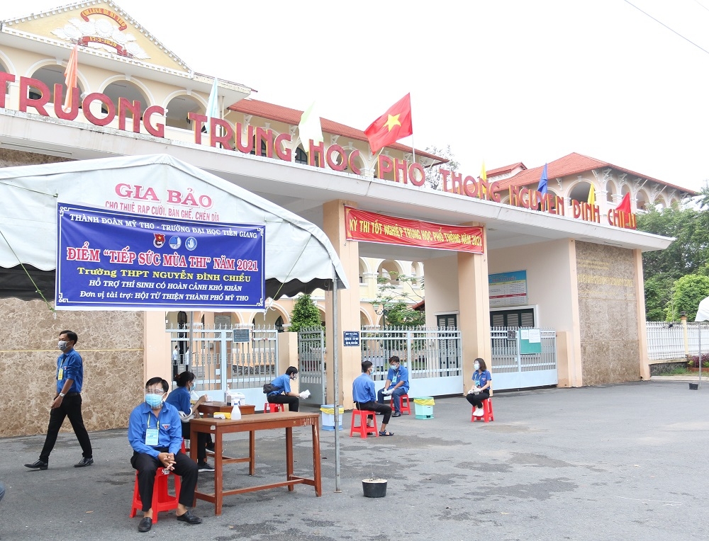 Tiền Giang: Thí sinh đến làm thủ tục dự thi tốt nghiệp THPT đạt 98.53%