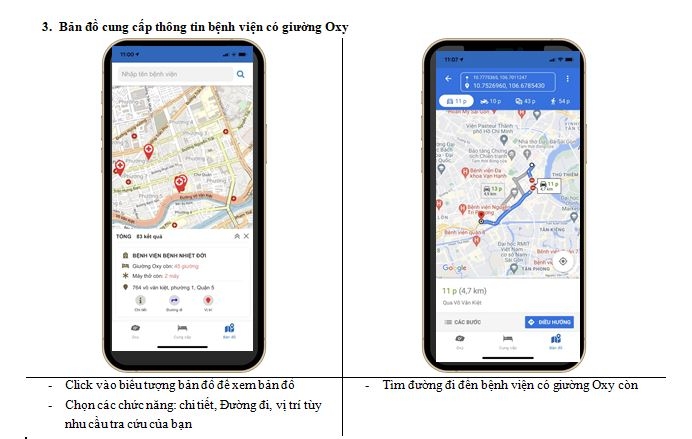 TP Hồ Chí Minh: Triển khai App Oxy 247 tìm giường Oxy cho bệnh nhân Covid-19