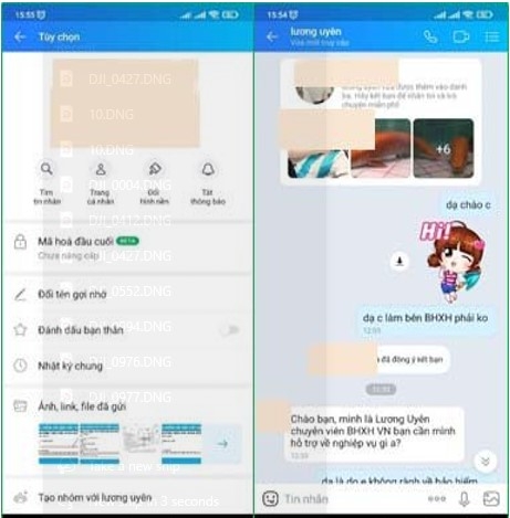 Mạo danh BHXH  để chiếm đoạt tài sản của người dân qua zalo, viber, facebook,...