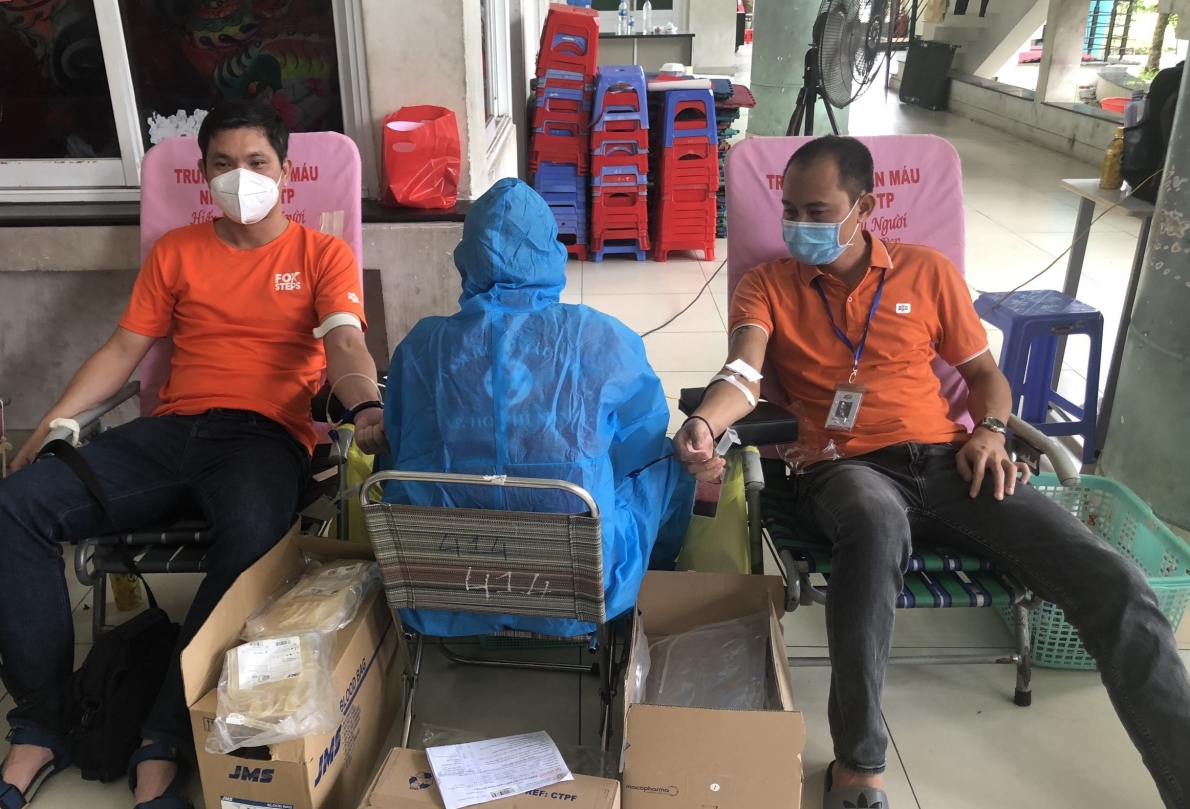 Quận 7, TP Hồ Chí Minh: Những Giọt máu vàng mùa covid-19