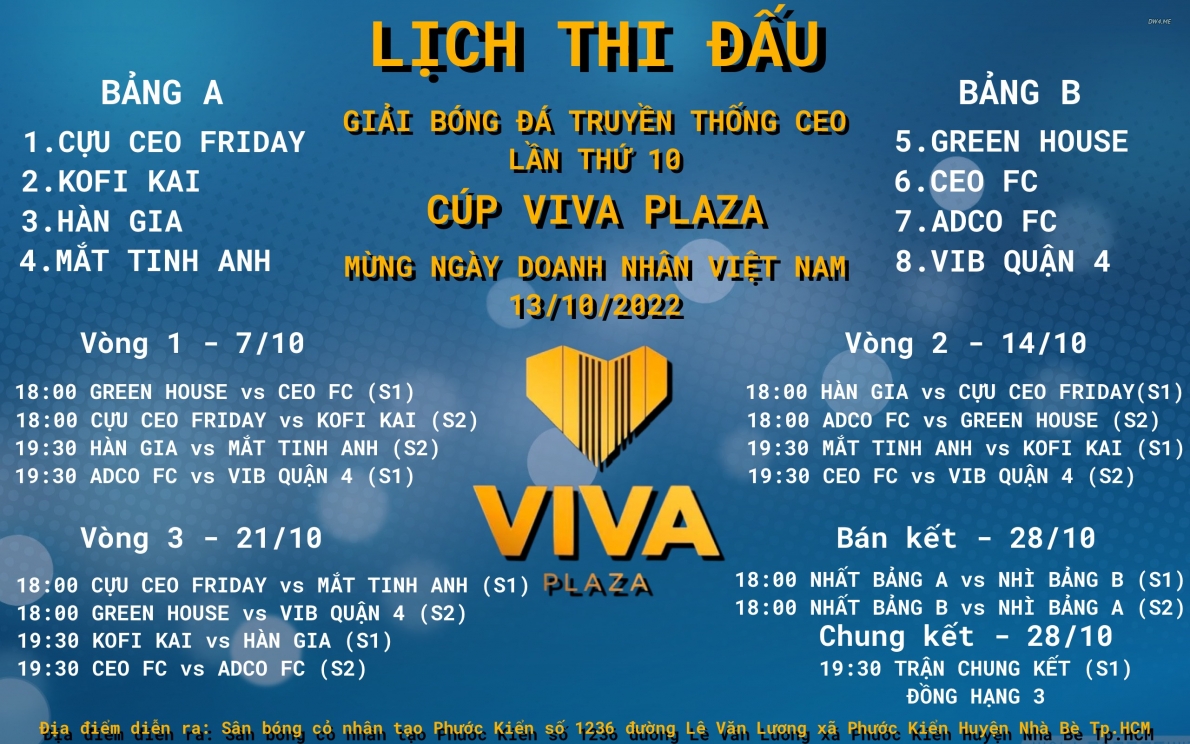 “Trên sân hết mình- ngoài sân chân tình” tại CEO FC lần thứ 10