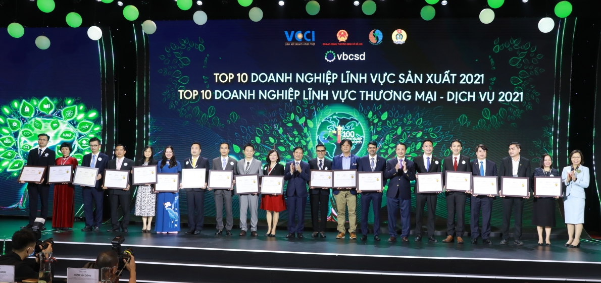 Nestlé Việt Nam được vinh danh là doanh nghiệp bền vững nhất Việt Nam năm 2021 trong lĩnh vực sản xuất.