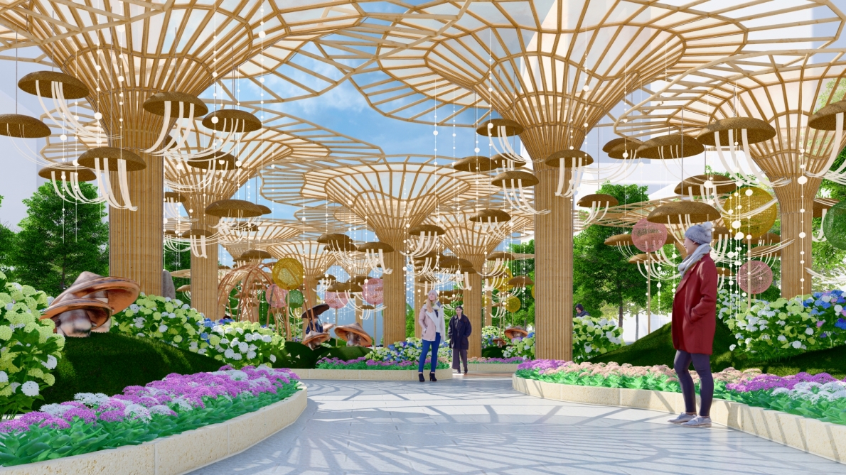 Đường hoa Nguyễn Huệ năm 2023, với chủ đề “TP. Hồ Chí Minh – Xuân an vui, xuân thịnh vượng”