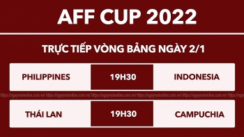 Link xem trực tiếp AFF Cup hôm nay 2/1: Thái Lan vs Campuchia