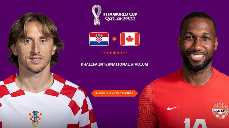 Xem trực tiếp Croatia vs Canada, VTV, 23h00 ngày 27/11, World Cup 2022 trên kênh nào?