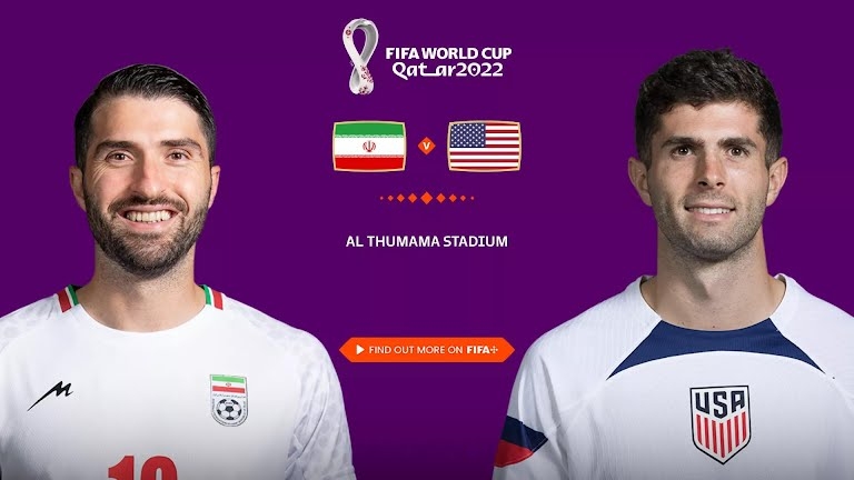Xem trực tiếp Iran vs Mỹ, VTV, 02h00 ngày 30/11, World Cup 2022 trên kênh nào?
